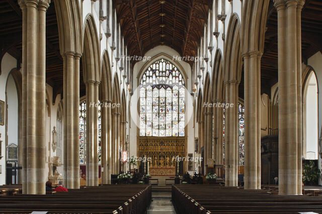 Interior of the Church of St Peter Mancroft, Norwich, Norfolk, 2010.