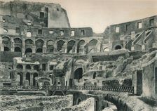 Interior of the Colosseum, Rome, Italy, 1927. Artist: Eugen Poppel