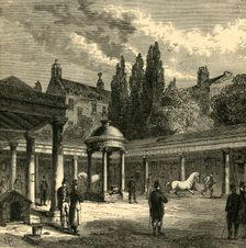 Interior of the Court-Yard of Old "Tattersall's". c1876. Creator: Unknown