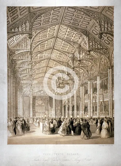 Interior of the Covent Garden Theartre, Bow Street, Westminster, London, 1845. Artist: Day & Haghe