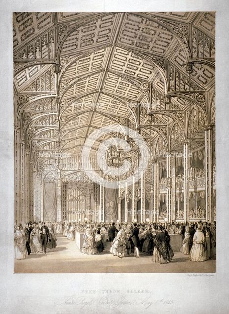 Interior of the Covent Garden Theartre, Bow Street, Westminster, London, 1845. Artist: Day & Haghe