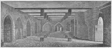 Interior of the Crypt Called the Powder Plot Cellar beneath the Old Palace of Westminster c1883 Artist: William Patten