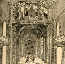 Interior of the Duke's Theatre c1673, (1897). Creator: Unknown