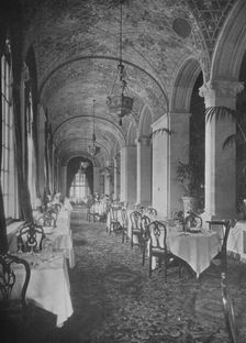 Interior of the dining terrace, Hotel Statler, Buffalo, New York, 1923