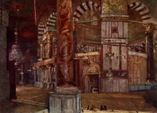 Interior of the Dome of the Rock from the South-East 1902. Creator: John Fulleylove