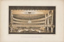 Interior of the Equestrian Circus Theatre in Saint Petersburg, 1850. Creator: Premazzi, Ludwig (Luigi) (1814-1891)