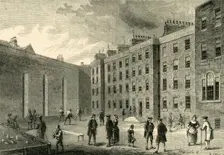 Interior of the Fleet Prison - The Racket-Court (c1872). Creator: Unknown
