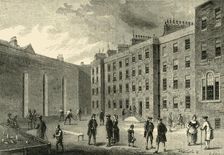 Interior of the Fleet Prison - The Racket-Court (c1872). Creator: Unknown