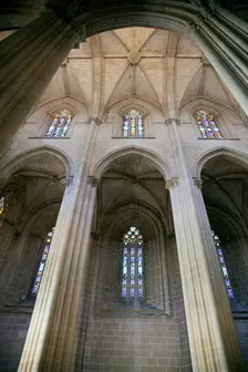 Interior of the Founder's Chapel, Monastery of Batalha, Batalha, Portugal, 2009. Creator: Samuel Magal