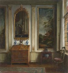 Interior of the Frans Hals Museum, late 19th-early 20th century. Creator: Dolf Vanroy