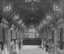Interior of the Guildhall, City of London, c1904 (1906). Artist: Photochrom Co Ltd of London
