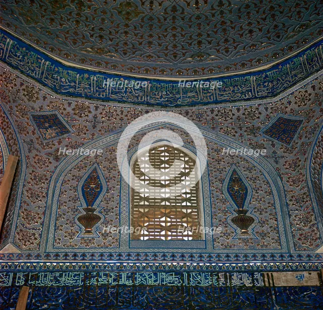 Interior of the Gur-I Mur Mausoleum in Samarkand, 15th century. Artist: Unknown