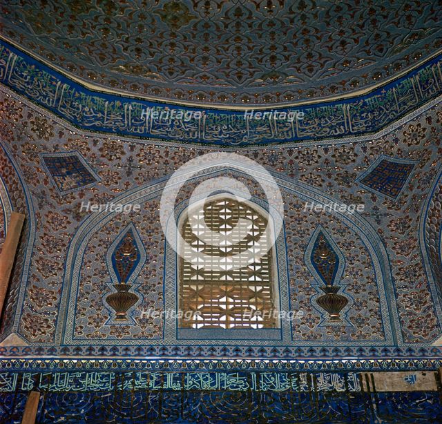 Interior of the Gur-I Mur Mausoleum in Samarkand, 15th century. Artist: Unknown
