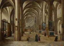 Interior of the Gothic Church, between 1605-1615. Creator: Hendrik van Steenwyck