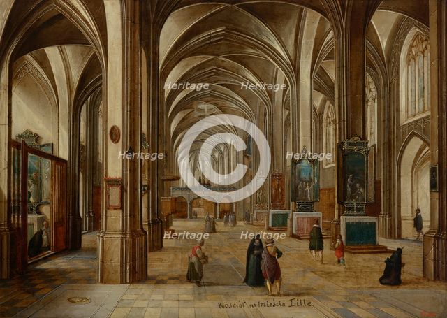 Interior of the Gothic Church, between 1605-1615. Creator: Hendrik van Steenwyck.