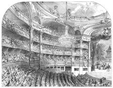Interior of the Grand Opera-House, at Paris, 1854. Creator: Edmund Evans