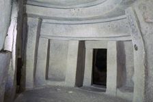 Interior of the Hypogeum of Hal Saflieni on Malta