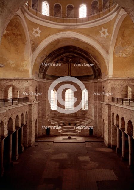 Interior of the Hagia Irene in Istanbul.