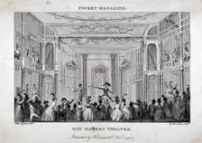 Interior of the Haymarket Theatre, London, 1795. Artist: Thomas Rothwell