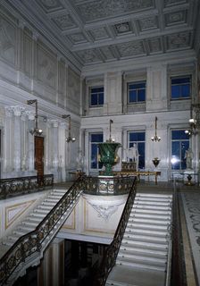 Interior of the Hermitage Theatre, St Petersburg, Russia