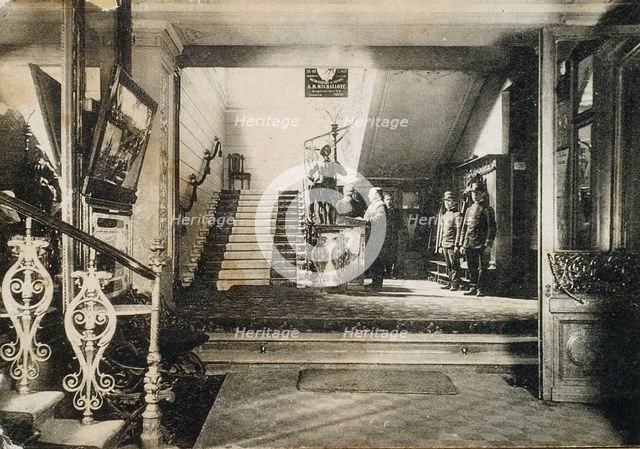 Interior of the Hotel Slavianski Bazaar, Moscow, Russia, early 20th century. Artist: Unknown