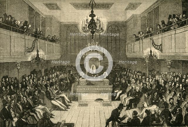 'Interior of the House of Commons, 1834', (1881). Creator: Unknown.