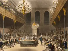 Interior of the House of Commons, Westminter, London, 1809. Creator: Unknown