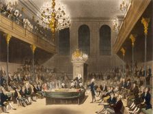 Interior of the House of Commons, Westminter, London, 1809. Creator: Unknown