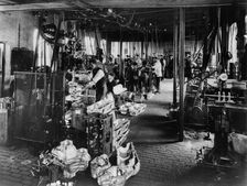 Interior of the Iris works, Willesden, London, c1907
