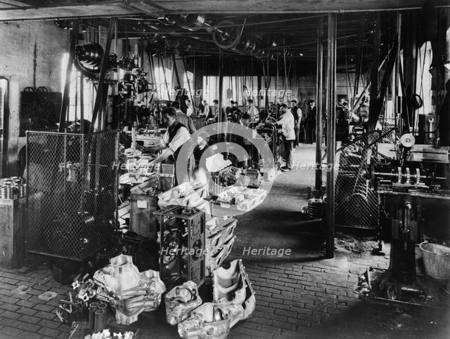Interior of the Iris works, Willesden, London, c1907. Artist: Unknown