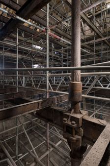 Interior of the kiln, Shrewsbury Flaxmill Maltings, Shropshire, 2019. Creator: Steven Baker