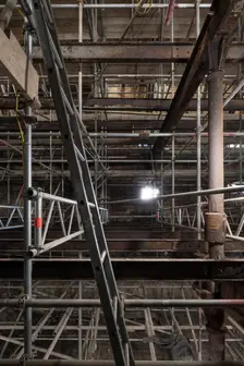 Interior of the kiln, Shrewsbury Flaxmill Maltings, Shropshire, 2019. Creator: Steven Baker