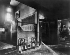Interior of the Lucius Tuckerman house, 1600 I St., N.W., Washington, D.C., between 1890 and 1950. Creator: Frances Benjamin Johnston