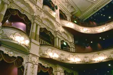 Interior of the Lyceum Theatre, Sheffield, South Yorkshire. Creator: Peter Thompson