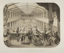 Interior of the Lemercier Lithographic Printing House, n.d. Creator: Charles Villemin