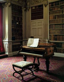 Interior of the library at Audley End House, Saffron Walden, Essex, 1994. Artist: Paul Highnam