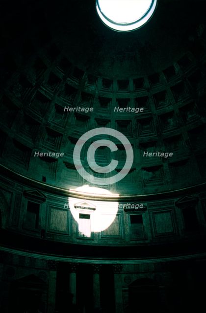 Interior of the Pantheon, Rome, Italy. Artist: Unknown