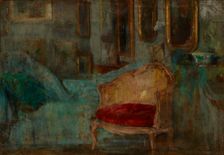 Interior of the Parisian Studio, 1908. Creator: Olga Boznanska