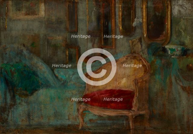 Interior of the Parisian Studio, 1908. Creator: Olga Boznanska.