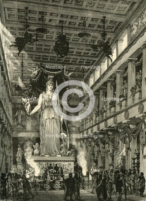 'Interior of the Parthenon, Restored', 1890.   Creator: Unknown.