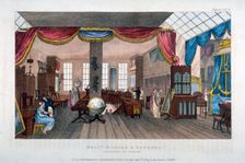 Interior of the premises of Morgan and Sanders, Catherine Street, Westminster, London, 1809. Artist: Anon