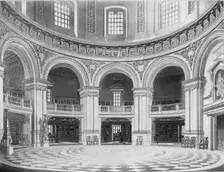 Interior of the Radcliffe Library, c1813. Creator: J Bluck