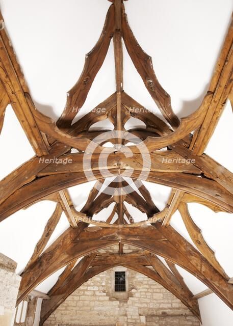 Interior of the roof of Fiddleford Manor, near Sturminster Newton, Dorset, 2010.  Artist: Historic England Staff Photographer.