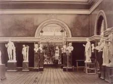 Interior of the Roman Court Crystal Palace, Sydenham, 1852-1854. Creator: Philip Henry Delamotte