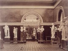 Interior of the Roman Court Crystal Palace, Sydenham, 1852-1854. Creator: Philip Henry Delamotte