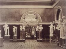 Interior of the Roman Court Crystal Palace, Sydenham, 1852-1854. Creator: Philip Henry Delamotte