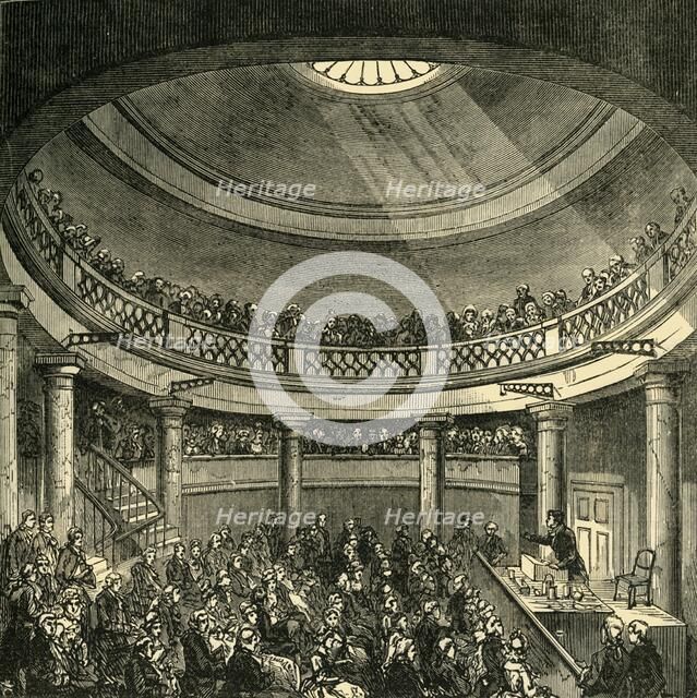 'Interior of the Rotunda, Blackfriars Road, in 1820', (c1878). Creator: Unknown.