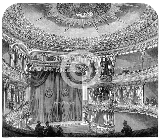 Interior of the Royal Court Theatre, Sloane-Square, 1871. Creator: Unknown.