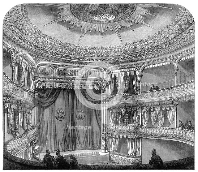 Interior of the Royal Court Theatre, Sloane-Square, 1871. Creator: Unknown.
