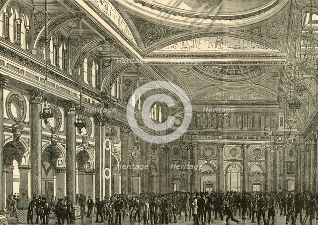 'Interior of the Royal Exchange', 1898. Creator: Unknown.